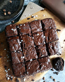 Dark Choc Fudgy Brownie (Full 8" x 8" Slab)