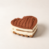 Tiramizus Baileys Heart Shaped Cake (7 inch)